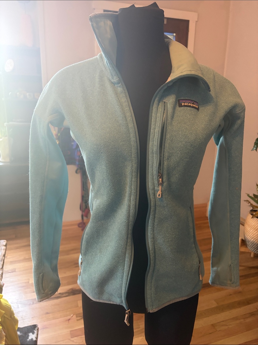 Patagonia Women's Aqua Full-Zip Teddy Fleece Jacket